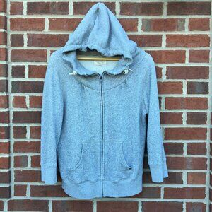 Denim & Supply Ralph Lauren Hoodie Jacket Gray 3/4 sleeves Large